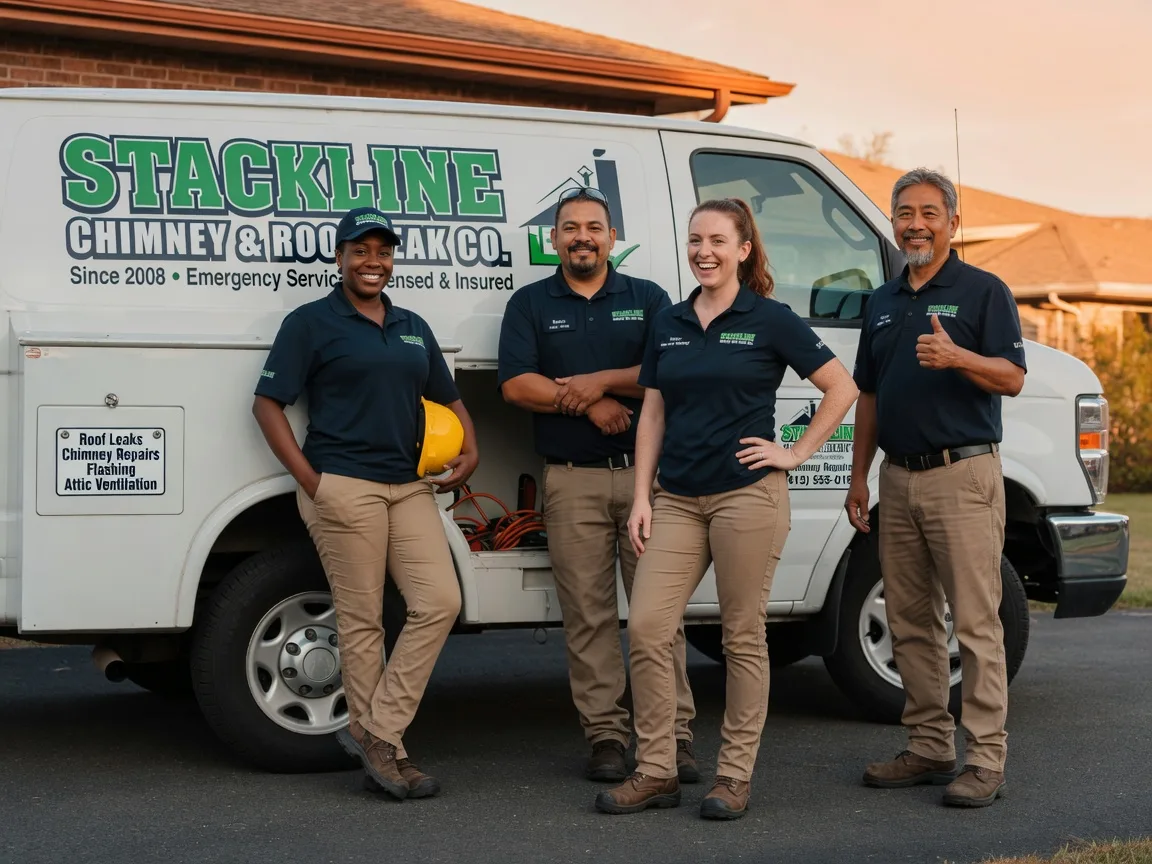 Chimney flashing repair company in Linwood, NC